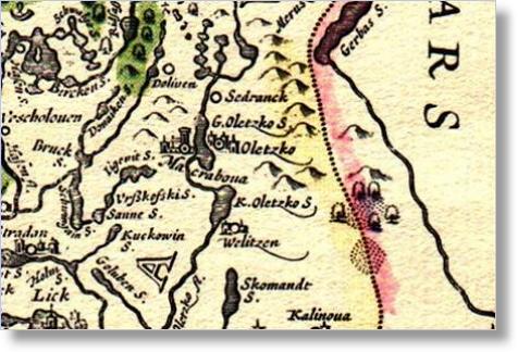 Mapy historyczne Olecka.